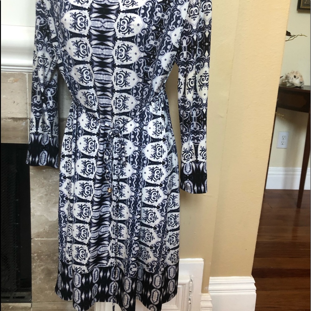 Blue & White Dress Ivanka Trump Dress